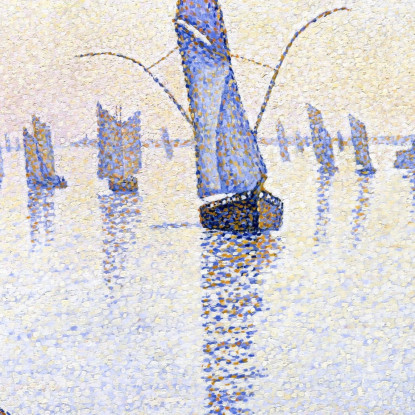 Serata Calma Concarneau Opus 220 Allegro Maestoso Paul Signac psn29 quadro stampato su tela