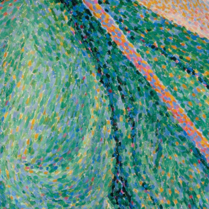 Donna Con Ombrellone Paul Signac psn31 quadro stampato su tela