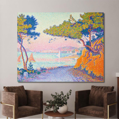 Golf Juan Paul Signac psn33 quadro stampato su tela