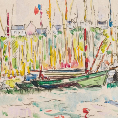 Groix Il Faro Paul Signac psn35 quadro stampato su tela