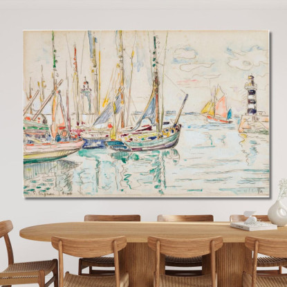 Groix Paul Signac psn36 quadro stampato su tela