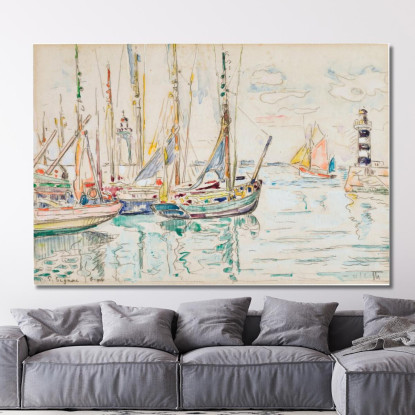 Groix Paul Signac psn36 quadro stampato su tela