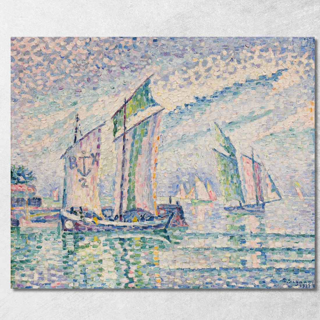 Il Canale Di Rochelle Paul Signac psn45 quadro stampato su tela