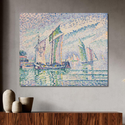 Il Canale Di Rochelle Paul Signac psn45 quadro stampato su tela