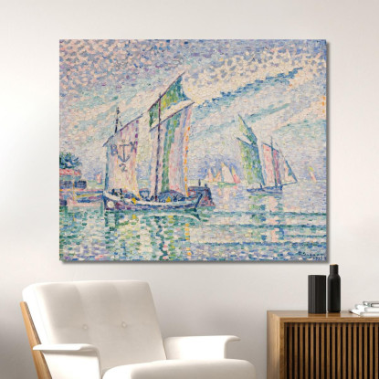 Il Canale Di Rochelle Paul Signac psn45 quadro stampato su tela