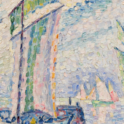 Il Canale Di Rochelle Paul Signac psn45 quadro stampato su tela