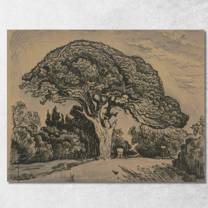Le Pin Bertaud Paul Signac psn46 quadro stampato su tela