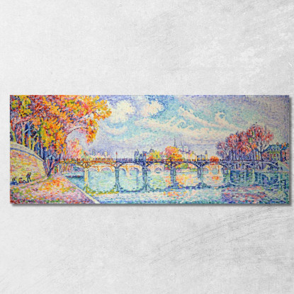 Il Ponte Delle Arti Paul Signac psn47 quadro stampato su tela