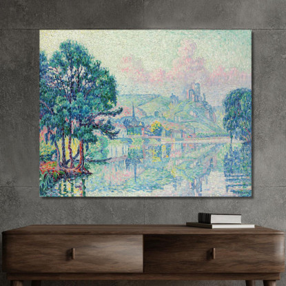 Gli Andely. Mattina. Estate Paul Signac psn56 quadro stampato su tela