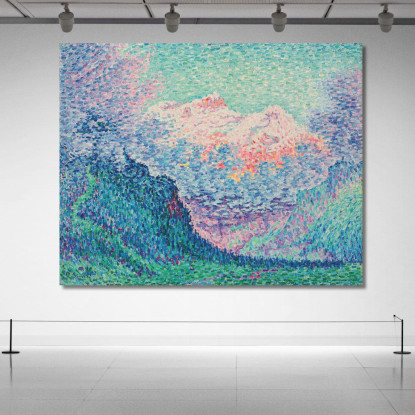 Les Diablerets Oldenhorn E Bécabesson Paul Signac psn57 quadro stampato su tela