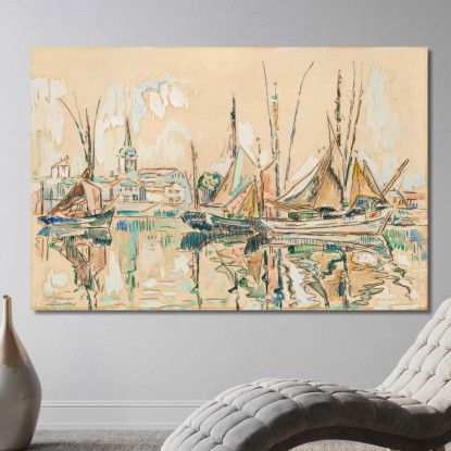 Les Sables D'Olonne 2 Paul Signac psn59 quadro stampato su tela