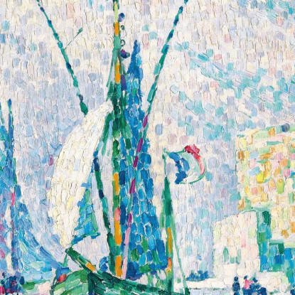 Le Torri Verdi La Rochelle Paul Signac psn60 quadro stampato su tela