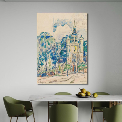 Lezardieux Paul Signac psn61 quadro stampato su tela