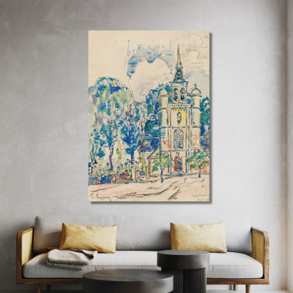 Lezardieux Paul Signac psn61 quadro stampato su tela