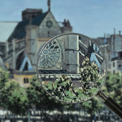 St Germain L'Auxerrois Claude Monet mnt308 quadro stampato su tela