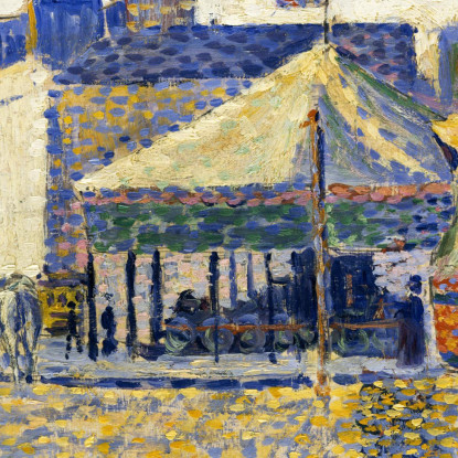 Piazza Di Clichy 1887 Paul Signac psn79 quadro stampato su tela
