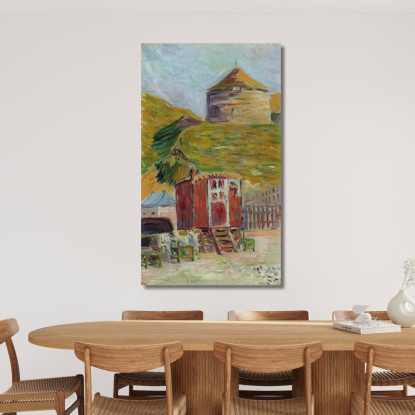 Port-En-Bessin La Vecchia Torre Paul Signac psn83 quadro stampato su tela