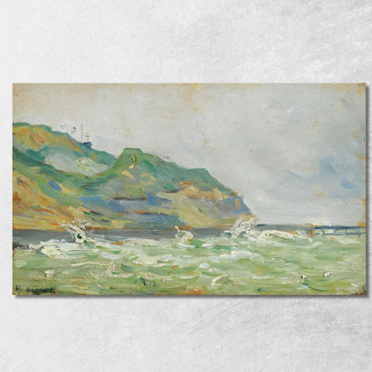 Port-En-Bessin Paul Signac psn84 quadro stampato su tela