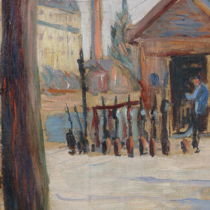 Nodo Ferroviario Vicino A Bois-Colombes Paul Signac psn87 quadro stampato su tela