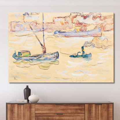 Rotterdam Paul Signac psn88 quadro stampato su tela