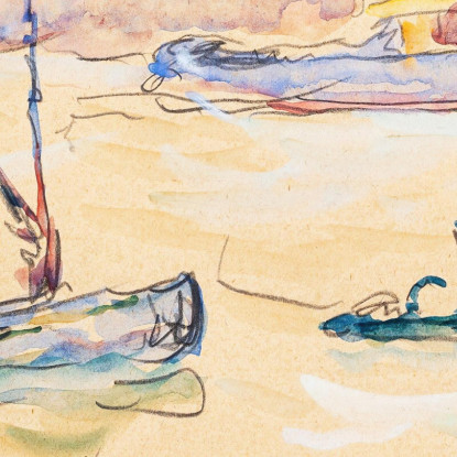 Rotterdam Paul Signac psn88 quadro stampato su tela