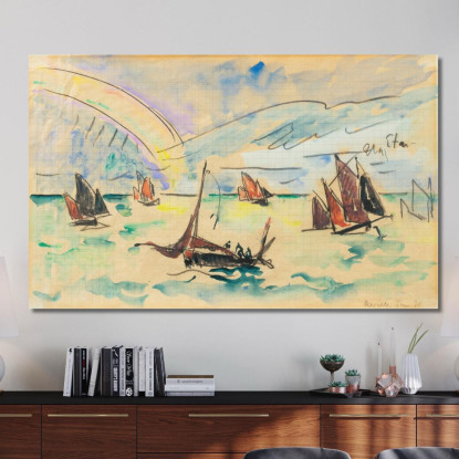 Reville Paul Signac psn89 quadro stampato su tela