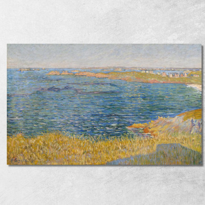 Saint-Briac. La Pomelière Paul Signac psn91 quadro stampato su tela