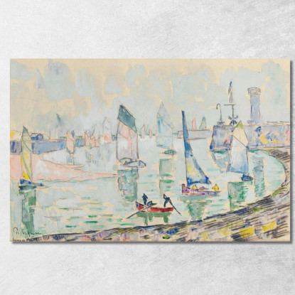 Saint-Gilles Croix-De-Vie Paul Signac psn92 quadro stampato su tela