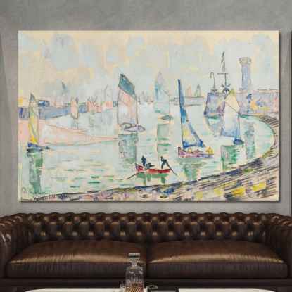 Saint-Gilles Croix-De-Vie Paul Signac psn92 quadro stampato su tela