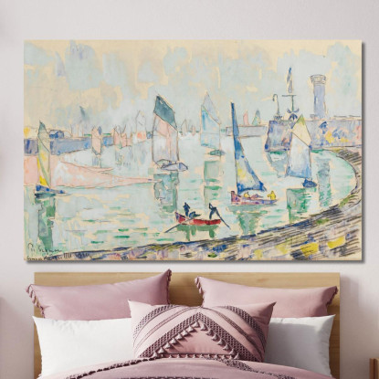 Saint-Gilles Croix-De-Vie Paul Signac psn92 quadro stampato su tela