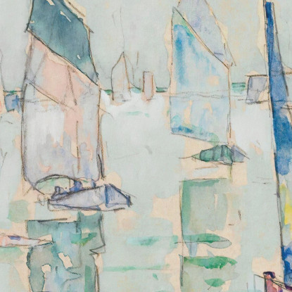 Saint-Gilles Croix-De-Vie Paul Signac psn92 quadro stampato su tela