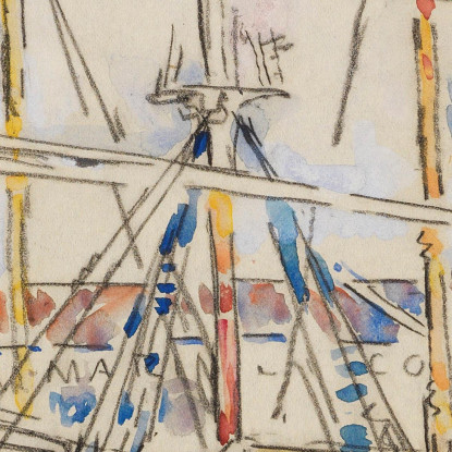 Saint-Malo Il Terranova Paul Signac psn93 quadro stampato su tela