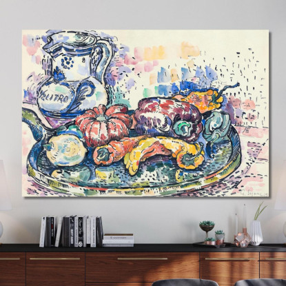 Natura Morta Con Brocca 1919 Paul Signac psn109 quadro stampato su tela