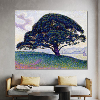Il Pino Bonaventura Paul Signac psn112 quadro stampato su tela