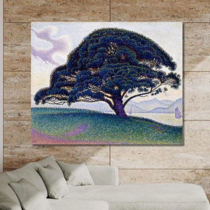 Il Pino Bonaventura Paul Signac psn112 quadro stampato su tela