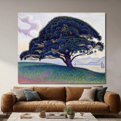 Il Pino Bonaventura Paul Signac psn112 quadro stampato su tela