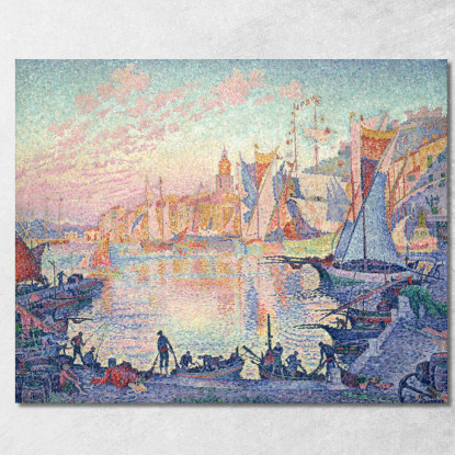 Il Porto Di Saint-Tropez Paul Signac psn117 quadro stampato su tela