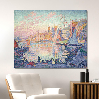 Il Porto Di Saint-Tropez Paul Signac psn117 quadro stampato su tela