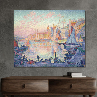 Il Porto Di Saint-Tropez Paul Signac psn117 quadro stampato su tela