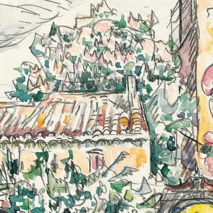 Vaison Paul Signac psn122 quadro stampato su tela