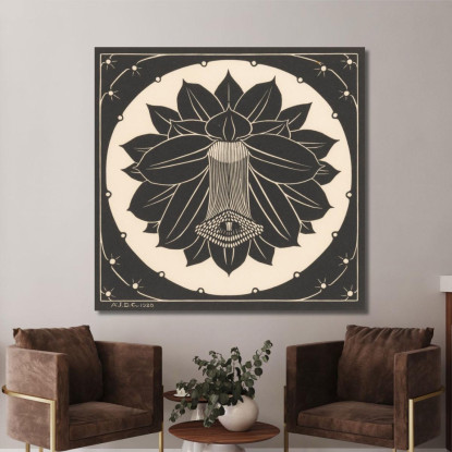 Fiore Julie de Graag jdg7 quadro stampato su tela