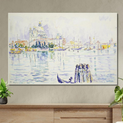 Venezia Canal Grande Paul Signac psn123 quadro stampato su tela