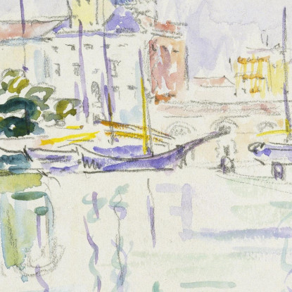 Venezia Canal Grande Paul Signac psn123 quadro stampato su tela