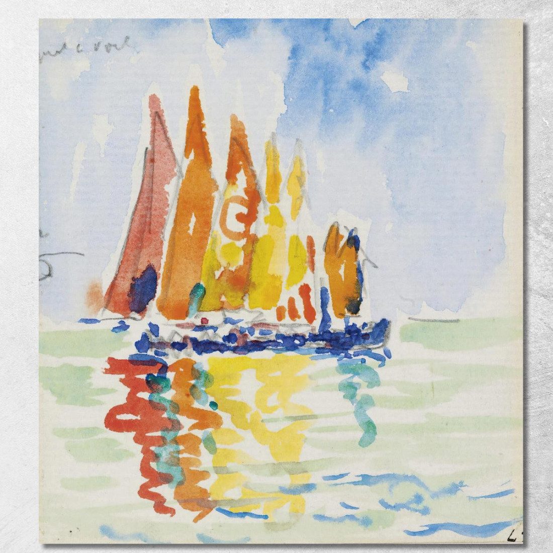 Venezia Paul Signac psn126 quadro stampato su tela