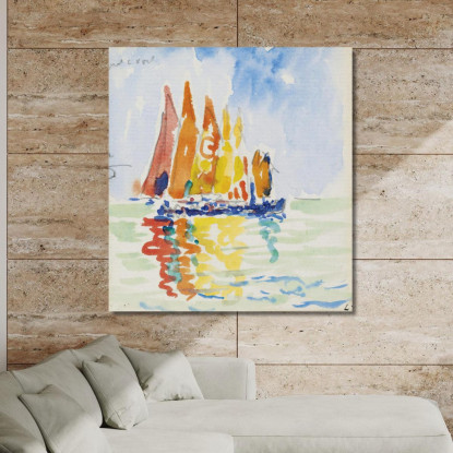 Venezia Paul Signac psn126 quadro stampato su tela