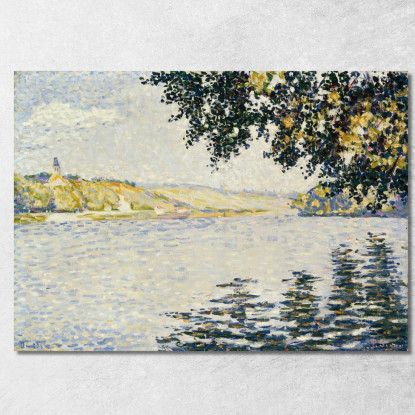 Veduta Della Senna A Herblay Paul Signac psn127 quadro stampato su tela