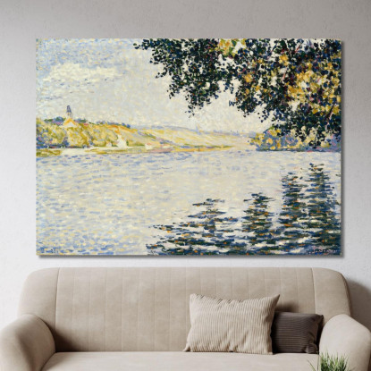 Veduta Della Senna A Herblay Paul Signac psn127 quadro stampato su tela