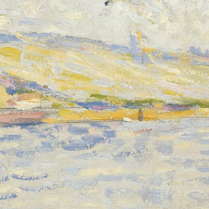 Veduta Della Senna A Herblay Paul Signac psn127 quadro stampato su tela