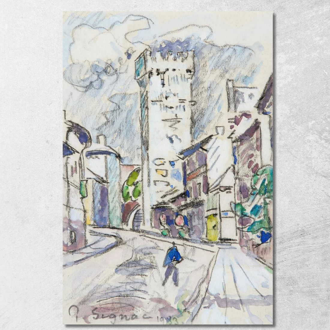 Stagni 2 Paul Signac psn128 quadro stampato su tela