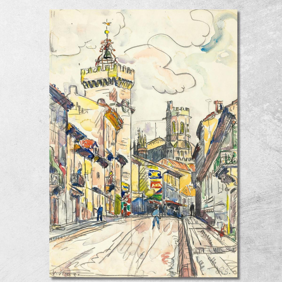 Stagni Paul Signac psn129 quadro stampato su tela